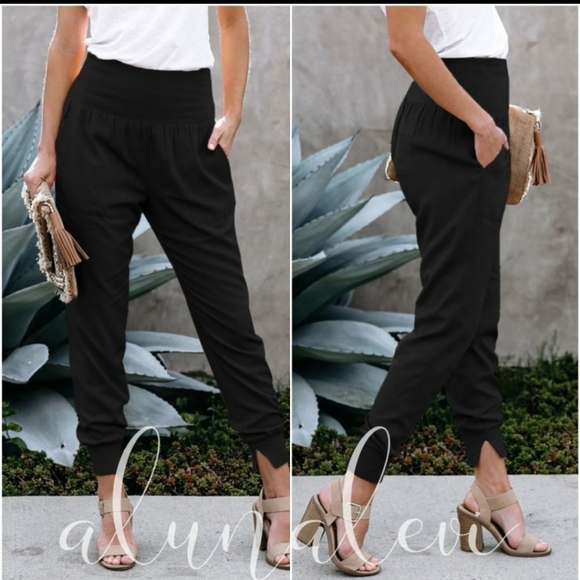 High Rise Lightweight Joggers - Picture 10 of 10